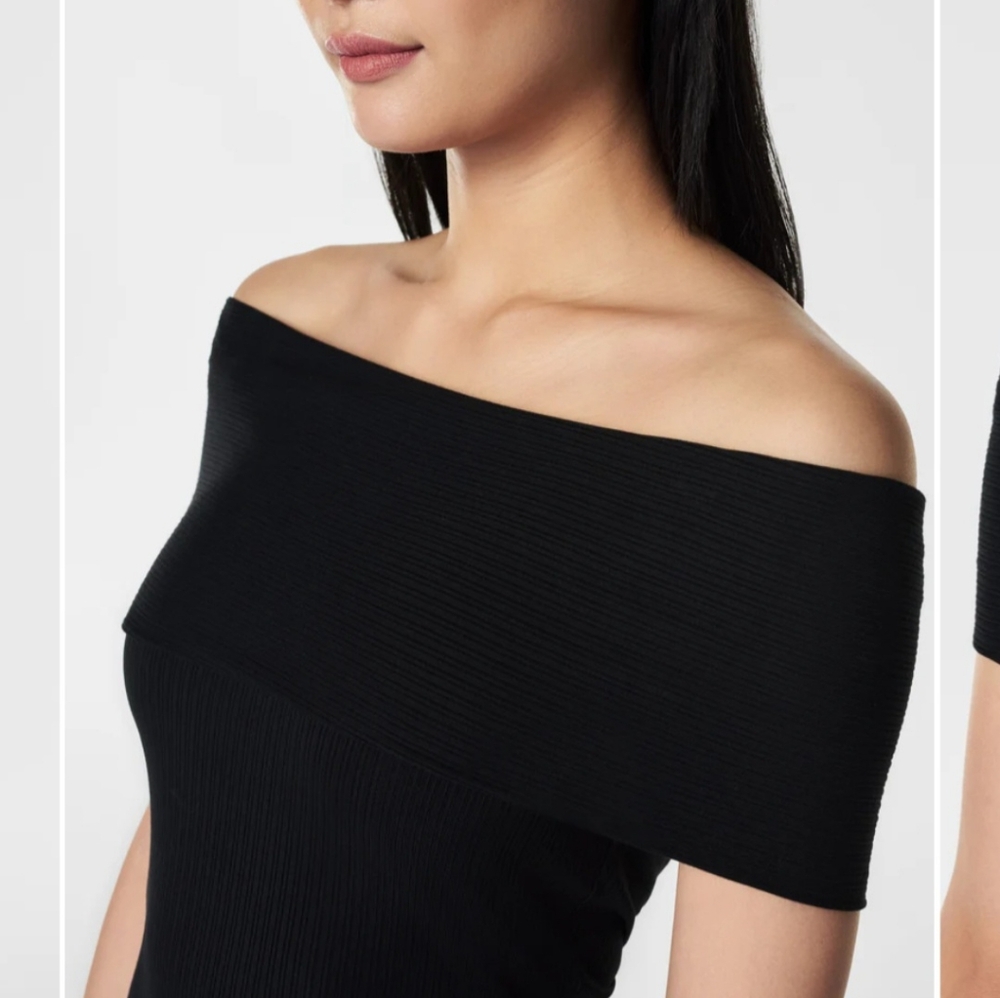 SPANX® Stretch RibOff-The-Shoulder Top - Picture 8 of 10